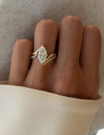 2.5 Carat Marquise Statement | Brilliant White | 14K White Gold | Modern Nobility - Image 8