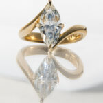 2.5 Carat Marquise Statement | Brilliant White | 14K White Gold | Modern Nobility