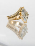 2.5 Carat Marquise Statement | Brilliant White | 14K White Gold | Everyday Royalty - Image 5