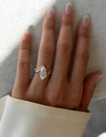 2.5 Carat Marquise Statement | Brilliant White | 14K White Gold | Everyday Royalty - Image 7