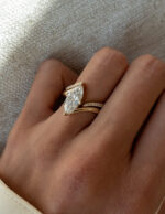 2.5 Carat Marquise Statement | Brilliant White | 14K White Gold | Everyday Royalty - Image 9