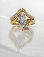 2.5 Carat Marquise Statement | Brilliant White | 14K White Gold | Everyday Royalty