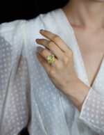 10 Carat Oval Diamond Ring | Fancy Yellow | 14K Yellow Gold | A Crown-Worthy Fancy Rarity - Image 2