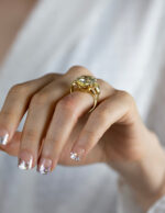 10 Carat Oval Diamond Ring | Fancy Yellow | 14K Yellow Gold | A Crown-Worthy Fancy Rarity - Image 4