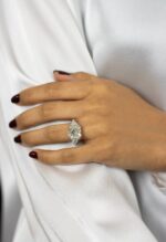 6.9 Carat Radiant Diamond Ring | Brilliant White | 18K Gold | Radiant Elegance - Image 2