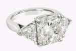 6.9 Carat Radiant Diamond Ring | Brilliant White | 18K Gold | Radiant Elegance - Image 5