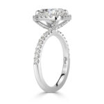 2 Carat Radiant Diamond Ring | Brilliant White | 14K White Gold | Quiet Power | Heirloom - Image 3