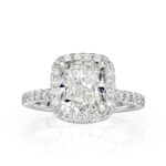 2 Carat Radiant Diamond Ring | Brilliant White | 14K White Gold | Quiet Power | Heirloom