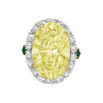 25 Carat Oval Statement | Fancy Yellow | 14K White Gold | Colour-Collector’s Treasure