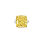 25 Carat Radiant Statement | Fancy Yellow | 14K White Gold | Sunlit Royal Radiance - Image 3