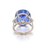 25 Carat Oval Statement | Royal Blue Sapphire | 14K White Gold | Grand Palais Radiance - Image 3