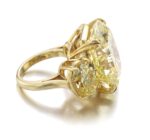 25 Carat Round Brilliant Statement | Fancy Yellow | 14K White Gold - Image 2