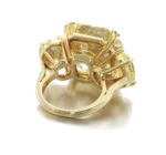 25 Carat Round Brilliant Statement | Fancy Yellow | 14K White Gold - Image 3