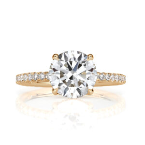 2 Carat Round Brilliant Diamond Ring | Brilliant White | 14K White Gold