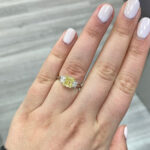 2.33 Carat Radiant Statement | Fancy Yellow | 14K White Gold | Sunlit Royal Radiance