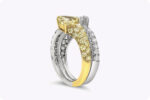 3.48 Carat Round Brilliant Diamond Ring | Brilliant White | 18K Gold | Effortless Elegance - Image 2