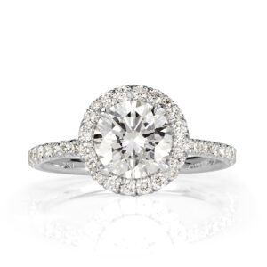 2.5 Carat Round Brilliant Diamond Ring | Brilliant White | 14K White Gold