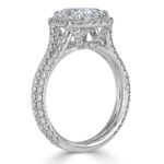 2 Carat Radiant Diamond Ring | Brilliant White | 14K White Gold | Everyday Royalty - Image 3