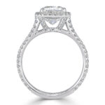 2 Carat Radiant Diamond Ring | Brilliant White | 14K White Gold | Everyday Royalty - Image 4