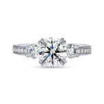 2 Carat Round Brilliant Diamond Ring | Brilliant White | 14K White Gold | Quiet Power
