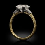 2.31 Carat Asscher Statement | Brilliant White | 14K Yellow Gold | Modern Nobility - Image 2