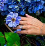 7.04 Carat Oval Diamond Ring | Brilliant White | 18K Gold | Signature Sophistication - Image 2