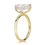 2.6 Carat Pear Diamond Ring | Brilliant White | 14K White Gold | Quiet Power | Signature - Image 3