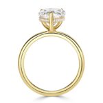 2.6 Carat Pear Diamond Ring | Brilliant White | 14K White Gold | Quiet Power | Signature - Image 4