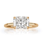 2.2 Carat Radiant Diamond Ring | Brilliant White | 14K White Gold | Quiet Power