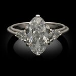 2.21 Carat Marquise Statement | Brilliant White | 14K White Gold | Modern Nobility - Image 2