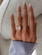 2.8 Carat Oval Statement | Brilliant White | 14K White Gold | A Classic Statement | Heirloom - Image 2