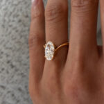 2.8 Carat Oval Statement | Brilliant White | 14K White Gold | A Classic Statement | Heirloom