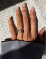 2.8 Carat Oval Statement | Brilliant White | 14K White Gold | Effortless Elegance - Image 3