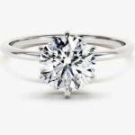 2 Carat Round Brilliant Diamond Ring | Brilliant White | FL/IF | 14K White Gold - Image 5