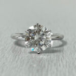 2 Carat Round Brilliant Diamond Ring | Brilliant White | FL/IF | 14K White Gold