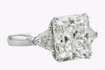 7.41 Carat Radiant Diamond Ring | Brilliant White | 18K Gold | Timeless Brilliance - Image 2