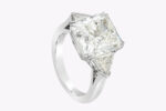 7.41 Carat Radiant Diamond Ring | Brilliant White | 18K Gold | Timeless Brilliance - Image 3