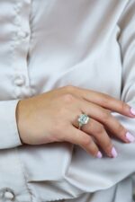 7.41 Carat Radiant Diamond Ring | Brilliant White | 18K Gold | Timeless Brilliance - Image 6