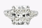 7.41 Carat Radiant Diamond Ring | Brilliant White | 18K Gold | Timeless Brilliance