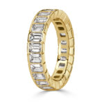 3.36 Carat Emerald Band | 18K Yellow Gold | A Classic Statement - Image 2