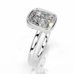 3.5 Carat Cushion Statement | Brilliant White | VS | 14K White Gold | Quiet Power - Image 4