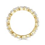 3.51 Carat Pear Band | Brilliant White | 18K Yellow Gold | Modern Nobility | Signature - Image 2