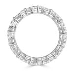3.6 Carat Oval Band | Brilliant White | 18K White Gold | A Classic Statement - Image 2