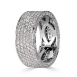 3.85 Carat Round Brilliant Band | Brilliant White | 18K Gold | A Classic Statement - Image 2