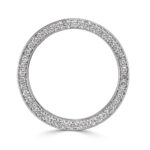 3.85 Carat Round Brilliant Band | Brilliant White | 18K Gold | A Classic Statement - Image 3