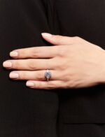 3 Carat Round Brilliant Statement | Fancy Yellow | 14K White Gold - Image 4