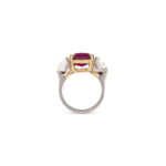 3 Carat Cushion Statement | Ruby Red | 14K White Gold | Quiet Power | Collector-Grade - Image 5