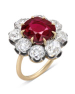 3 Carat Cushion Statement | Ruby Red | 14K White Gold | Modern Nobility | High Jewellery - Image 5