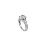 3 Carat Round Brilliant Statement | Brilliant White / F color | VVS | 14K White Gold - Image 3