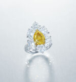 3 Carat Pear Statement | Fancy Yellow | 14K White Gold | Sunlit Royal Radiance | Heirloom - Image 2